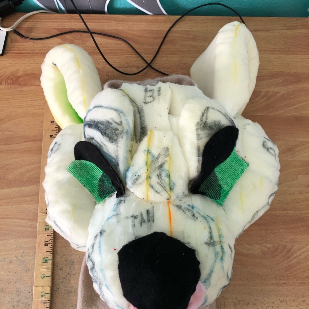 Furry Fur suit Head Base - Picture 9 of 10